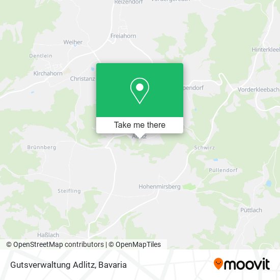 Gutsverwaltung Adlitz map