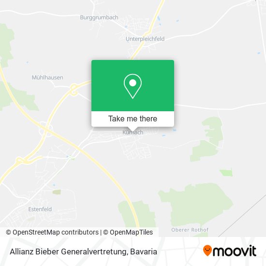 Allianz Bieber Generalvertretung map