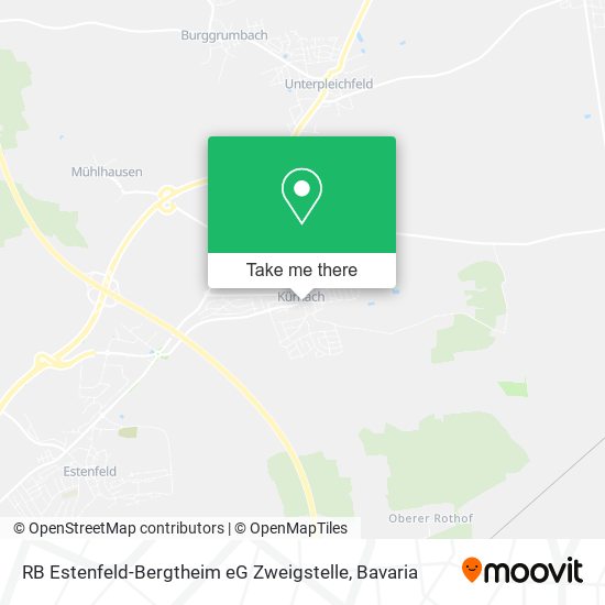 Карта RB Estenfeld-Bergtheim eG Zweigstelle