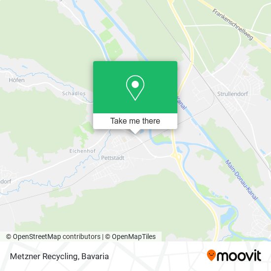 Metzner Recycling map