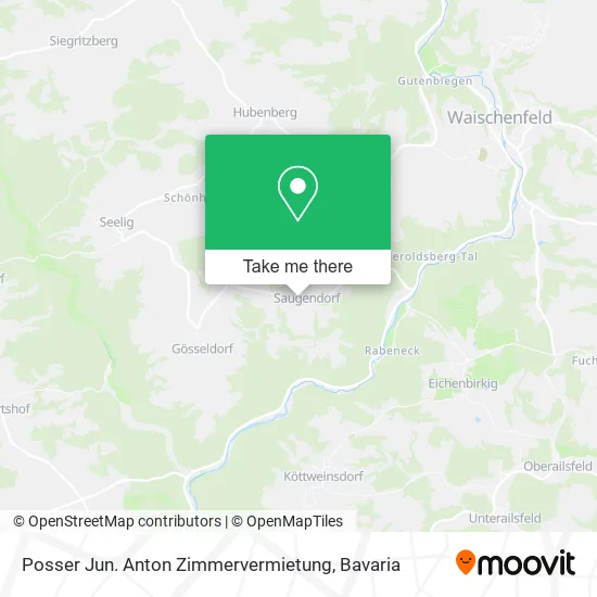 Карта Posser Jun. Anton Zimmervermietung