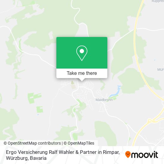Ergo Versicherung Ralf Wahler & Partner in Rimpar, Würzburg map