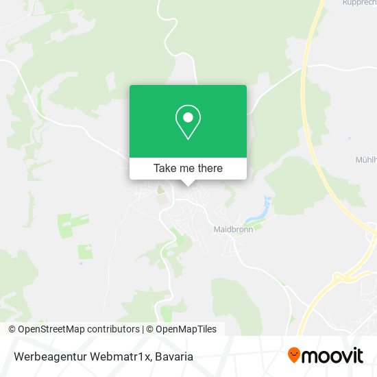 Werbeagentur Webmatr1x map