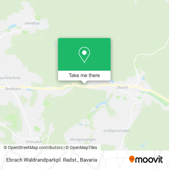 Ebrach Waldrandparkpl. Radst. map