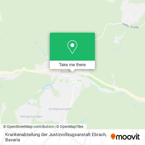 Krankenabteilung der Justizvollzugsanstalt Ebrach map