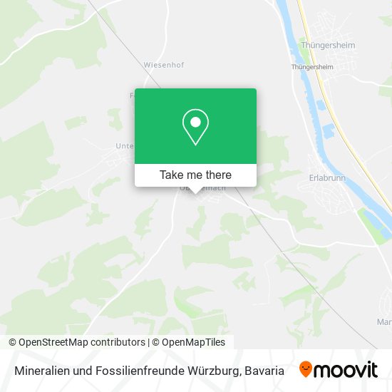 Карта Mineralien und Fossilienfreunde Würzburg