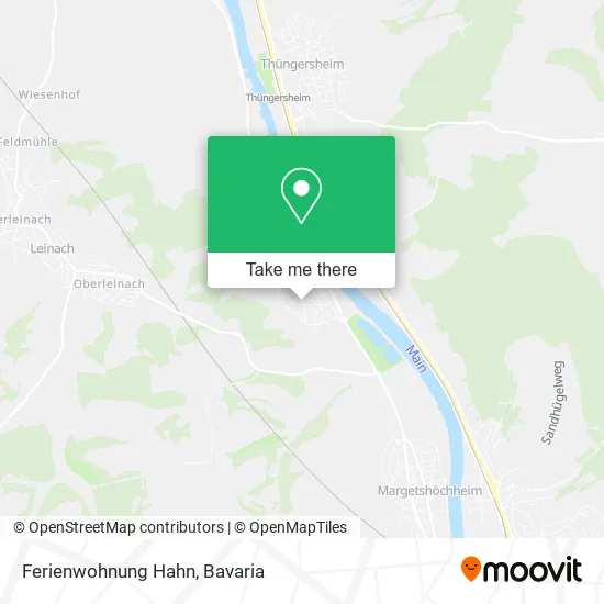 Карта Ferienwohnung Hahn