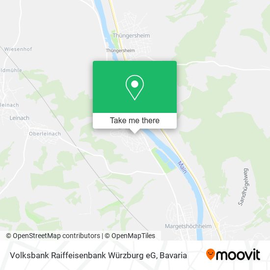 Volksbank Raiffeisenbank Würzburg eG map