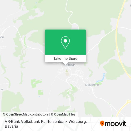 VR-Bank Volksbank Raiffeisenbank Würzburg map