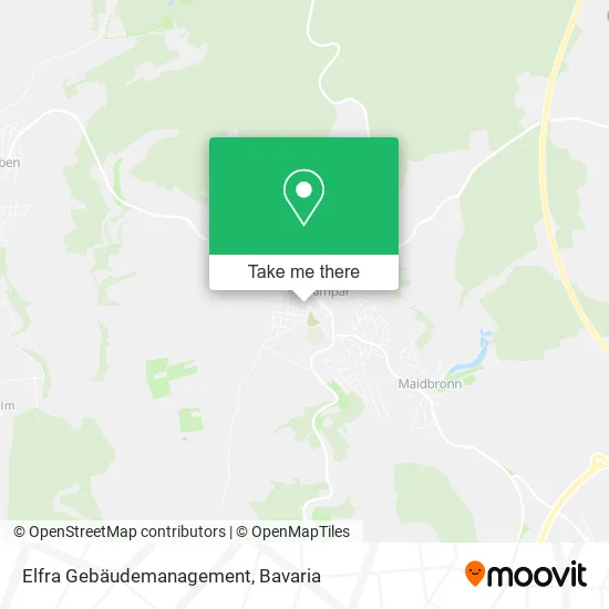 Карта Elfra Gebäudemanagement
