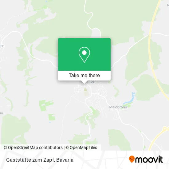 Карта Gaststätte zum Zapf