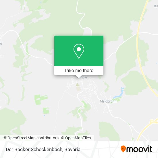 Der Bäcker Scheckenbach map