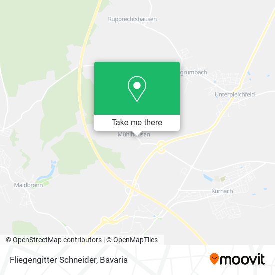 Fliegengitter Schneider map