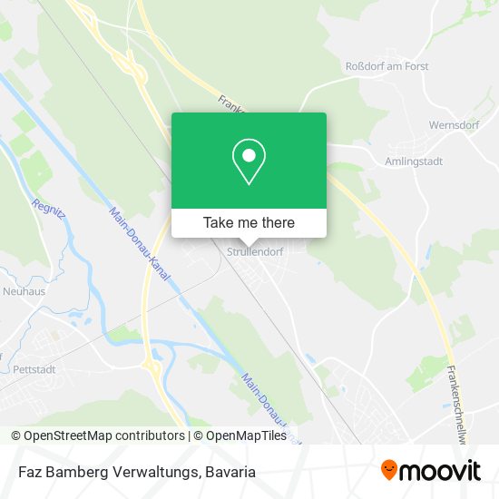 Faz Bamberg Verwaltungs map