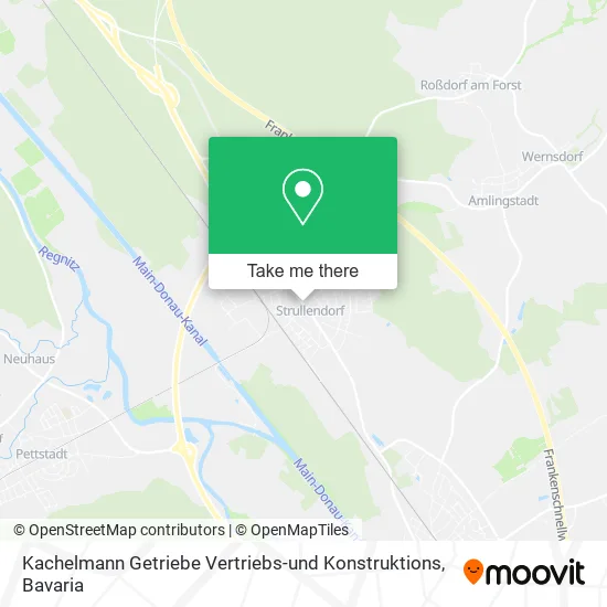 Карта Kachelmann Getriebe Vertriebs-und Konstruktions