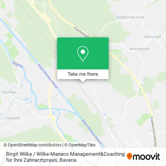 Карта Birgit Wilke / Wilke-Manaco Management&Coaching für Ihre Zahnarztpraxis