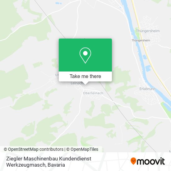 Ziegler Maschinenbau Kundendienst Werkzeugmasch map