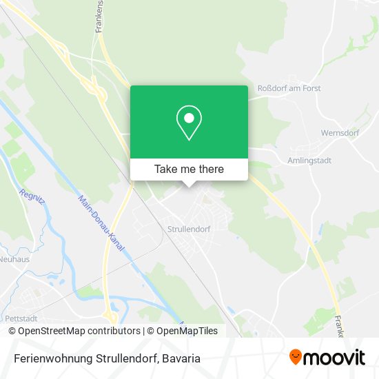 Ferienwohnung Strullendorf map