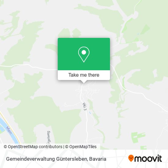 Gemeindeverwaltung Güntersleben map