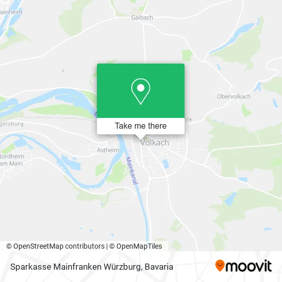 Карта Sparkasse Mainfranken Würzburg