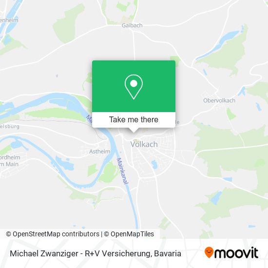 Michael Zwanziger - R+V Versicherung map