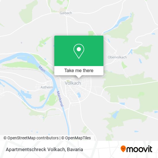Apartmentschreck Volkach map