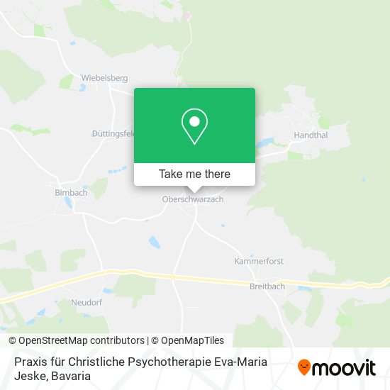 Карта Praxis für Christliche Psychotherapie Eva-Maria Jeske