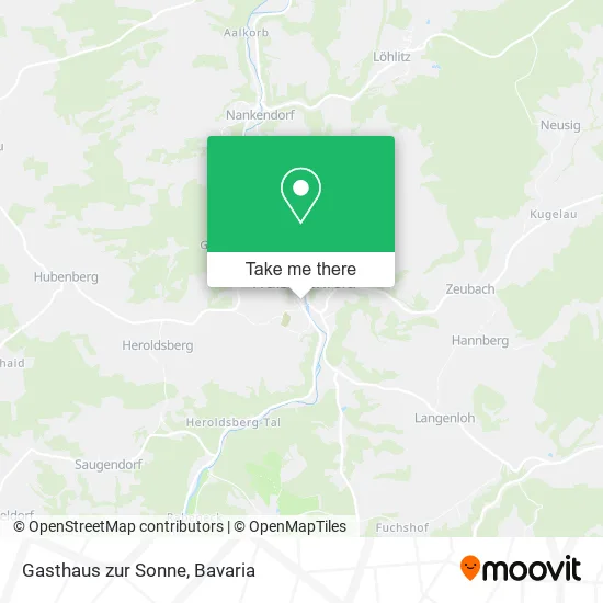 Карта Gasthaus zur Sonne