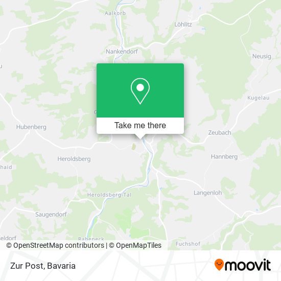 Zur Post map