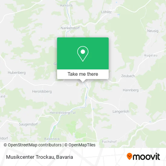 Карта Musikcenter Trockau