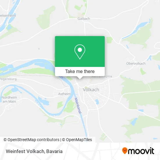 Карта Weinfest Volkach