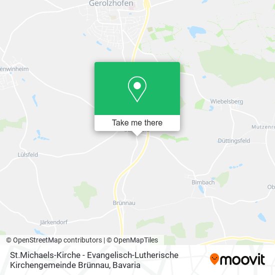 St.Michaels-Kirche - Evangelisch-Lutherische Kirchengemeinde Brünnau map