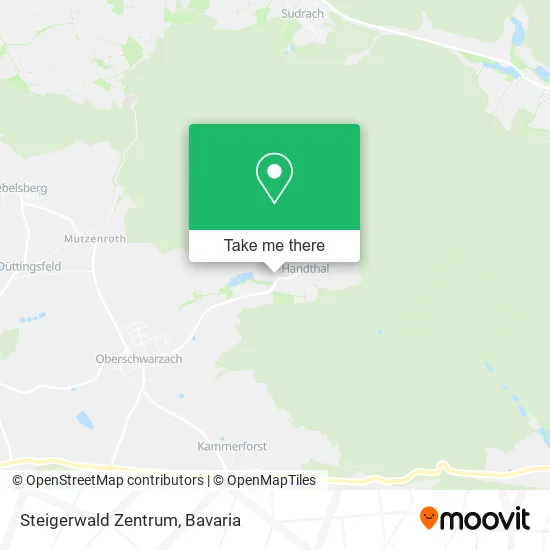 Карта Steigerwald Zentrum