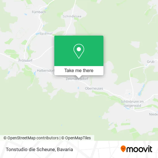 Карта Tonstudio die Scheune