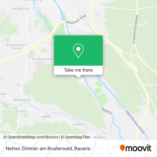 Nettes Zimmer am Bruderwald map