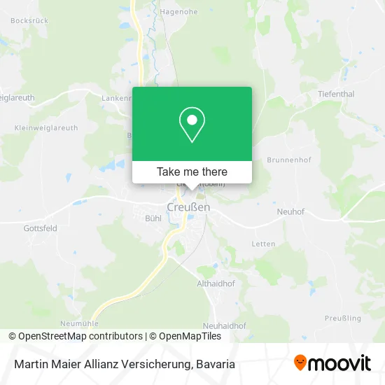 Карта Martin Maier Allianz Versicherung