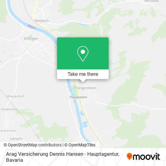 Карта Arag Versicherung Dennis Hansen - Hauptagentur