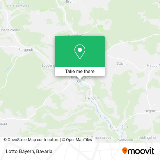 Lotto Bayern map