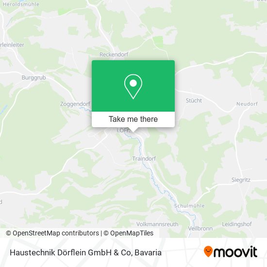 Haustechnik Dörflein GmbH & Co map