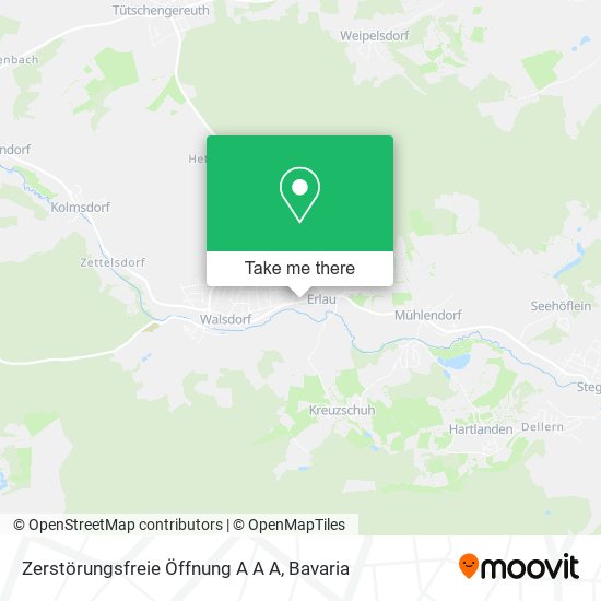 Zerstörungsfreie Öffnung A A A map