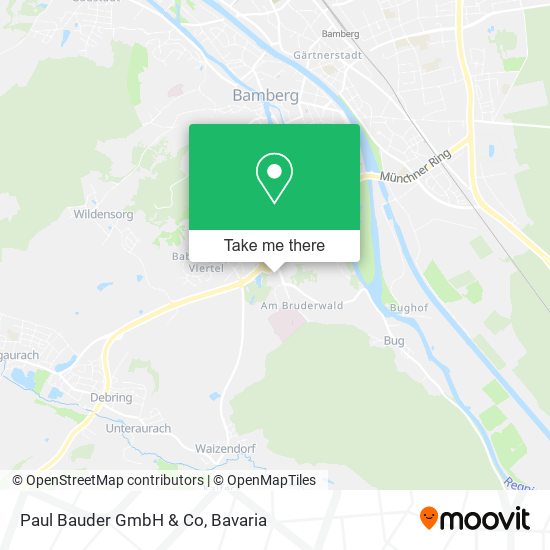 Paul Bauder GmbH & Co map