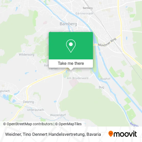 Карта Weidner, Tino Dennert Handelsvertretung