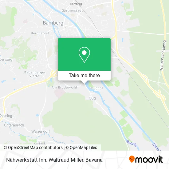 Карта Nähwerkstatt Inh. Waltraud Miller