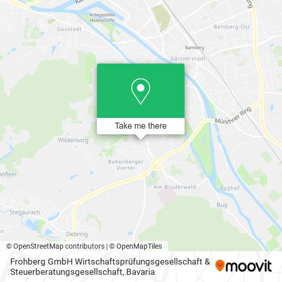 Карта Frohberg GmbH Wirtschaftsprüfungsgesellschaft & Steuerberatungsgesellschaft