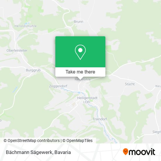 Bächmann Sägewerk map