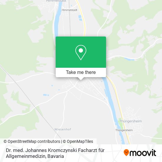 Dr. med. Johannes Kromczynski Facharzt für Allgemeinmedizin map