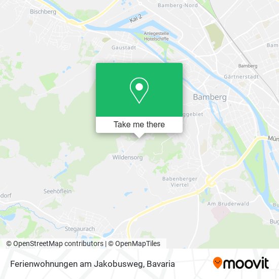 Карта Ferienwohnungen am Jakobusweg