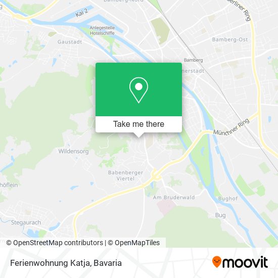 Ferienwohnung Katja map