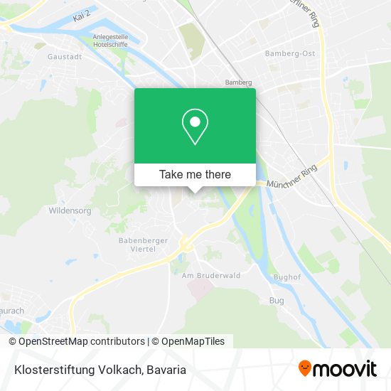 Klosterstiftung Volkach map