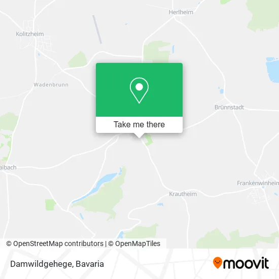 Карта Damwildgehege